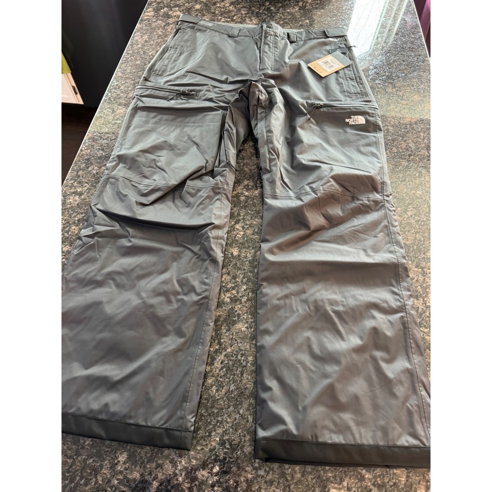 The North Face freedom Freestndr snow winter Insulated Pants Asphalt Grey XL NEW